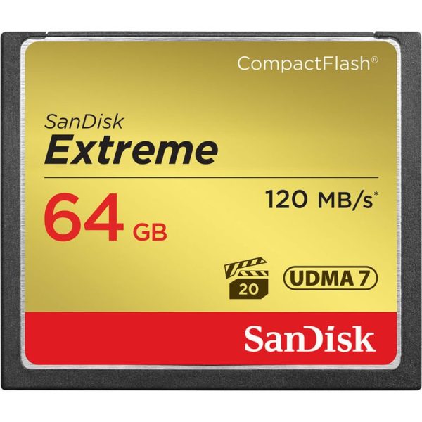 کارت حافظه Sandisk CF 64 GB 120 MB/S 800X