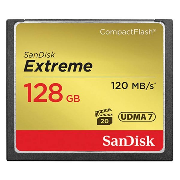 کارت حافظه سندیسک SanDisk CF Extreme 128GB /120 (MB/s)/800X