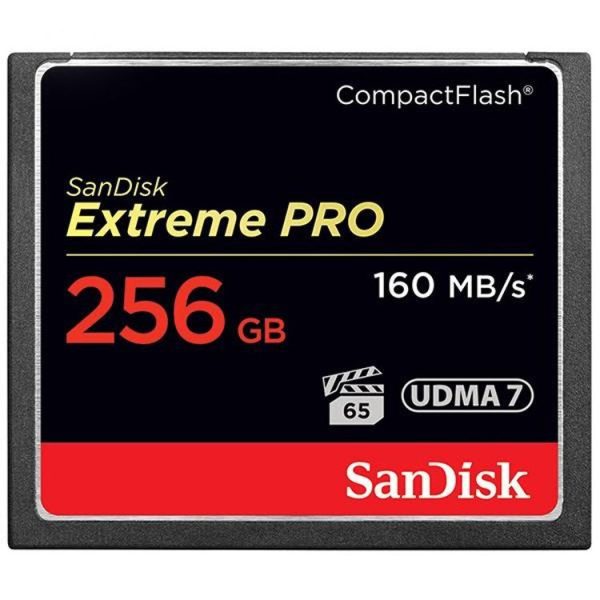 کارت حافظه سندیسک SanDisk 256GB 160mb/s Extreme Pro CF 1067X