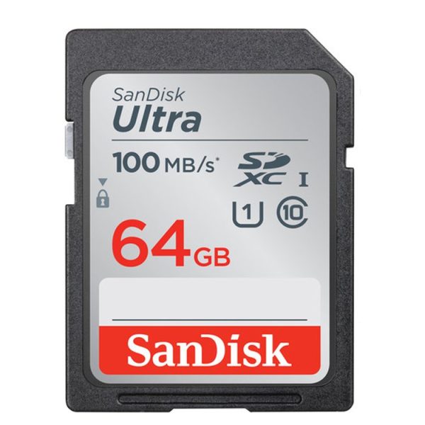 کارت حافظه سنديسک Sandisk 64GB Ultra SDHC UHS-I 100MB/s Memory Card