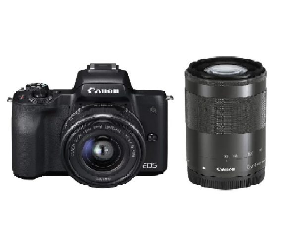 دوربین بدون آینه کانن Canon EOS M50 Mark II Kit 15-45mm+55-200